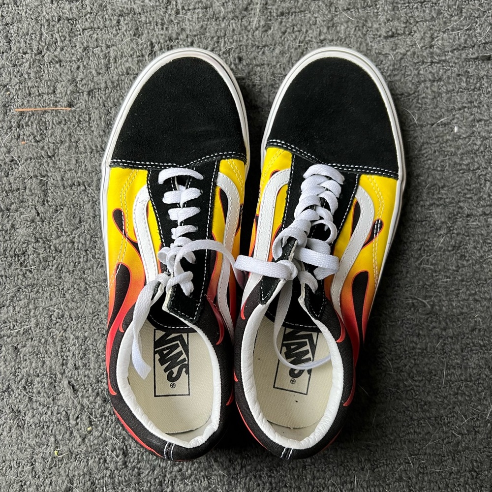 vans flame shoes